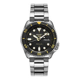 Seiko 5 Sports Automatic Black Dial Silver Steel Strap Watch For Men - SRPD57K1 Buy Now By Seiko