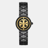 Tory Burch Reva Black Dial Black Steel Strap Watch for Women - TBW4038 Buy Now By Tory Burch