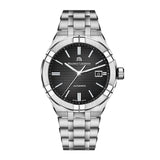 Maurice Lacroix Aikon Automatic Black Dial Silver Steel Strap Watch For Men - AI6008-SS002-330-1 Buy Now By Maurice Lacroix
