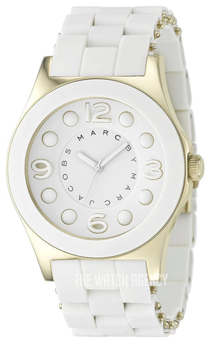 Marc Jacobs Dress White Dial White Silicone Strap Watch for Women - MBM2500 Buy Now By Marc Jacobs