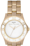 Marc Jacobs Blade White Dial Gold Steel Strap Watch for Women - MBM3050 Buy Now By Marc Jacobs