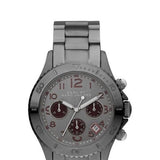 Marc Jacobs Rock Chronograph Gunmetal Grey Dial Grey Steel Strap Watch for Men - MBM3160 Buy Now By Marc Jacobs
