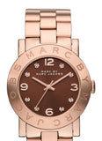 Marc Jacobs Amy Brown Dial Rose Gold Steel Strap Watch for Women - MBM3167 Buy Now By Marc Jacobs