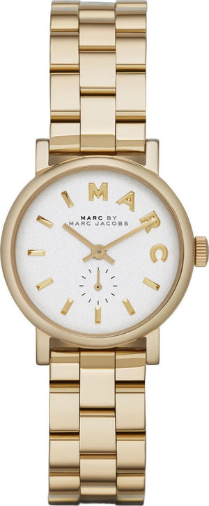 Marc Jacobs Baker White Dial Gold Steel Strap Watch for Women - MBM3247 Buy Now By Marc Jacobs
