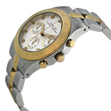 Marc Jacobs Blade Chronograph Silver Dial Two Tone Steel Strap Watch for Women - MBM3177 Buy Now By Marc Jacobs