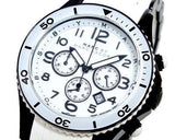 Marc Jacobs Rock Chronograph White Dial White Silicone Strap Watch for Women - MBM2574 Buy Now By Marc Jacobs