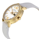 Marc Jacobs Fergus White Dial White Leather Strap Watch for Women - MBM8653 Buy Now By Marc Jacobs