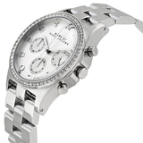Marc Jacobs Henry Chronograph Silver Dial Silver Steel Strap Watch for Women - MBM3104 Buy Now By Marc Jacobs