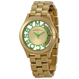 Marc Jacobs Henry Gold Dial Gold Steel Strap Watch for Women - MBM3295 Buy Now By Marc Jacobs
