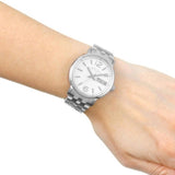 Marc Jacobs Fergus White Dial Silver Steel Strap Watch for Women - MBM8646 Buy Now By Marc Jacobs