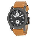 Marc Jacobs Larry Chronograph Black Dial Brown Leather Strap Watch for Men - MBM5053 Buy Now By Marc Jacobs