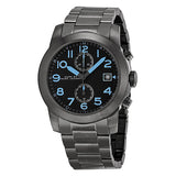 Marc Jacobs Larry Chronograph Black Dial Grey Steel Strap Watch for Men - MBM5051 Buy Now By Marc Jacobs