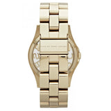 Marc Jacobs Henry Transparent Gold Dial Gold Steel Strap Watch for Women - MBM3206 Buy Now By Marc Jacobs