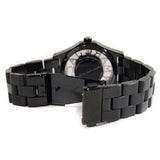 Marc Jacobs Henry Transparent Black Dial Black Steel Strap Watch for Women - MBM3255 Buy Now By Marc Jacobs
