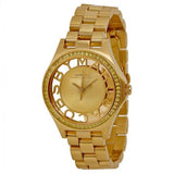 Marc Jacobs Henry Transparent Gold Dial Gold Steel Strap Watch for Women - MBM3338 Buy Now By Marc Jacobs