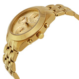 Marc Jacobs Peeker Chronograph Gold Dial Gold Steel Strap Watch for Women - MBM3393 Buy Now By Marc Jacobs