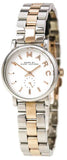 Marc Jacobs Baker White Dial Two Tone Steel Strap Watch for Women - MBM3331 Buy Now By Marc Jacobs