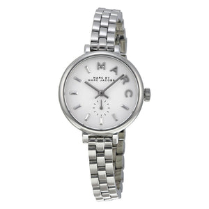 Marc Jacobs Sally White Dial Silver Steel Strap Watch for Women - MBM8642 Buy Now By Marc Jacobs