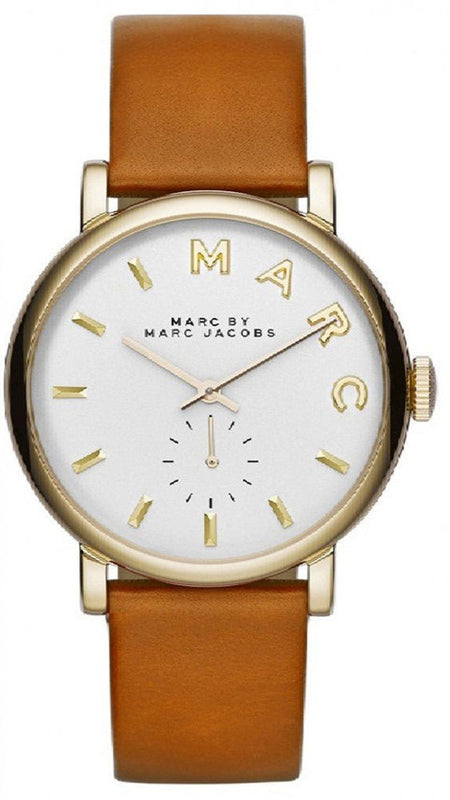 Marc Jacobs Baker White Dial Brown Leather Strap Watch for Womern - MBM1316 Buy Now By Marc Jacobs