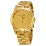 Marc Jacobs Henry Gold Dial Gold Steel Strap Watch for Women - MBM3211 Buy Now By Marc Jacobs