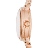 Marc Jacobs Betty White Dial Rose Gold Steel Strap Watch for Women - MJ3496 Buy Now By Marc Jacobs