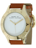 Marc Jacobs Blade White Dial Brown Leather Strap Watch for Women - MBM1218 Buy Now By Marc Jacobs