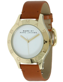 Marc Jacobs Blade White Dial Brown Leather Strap Watch for Women - MBM1218 Buy Now By Marc Jacobs