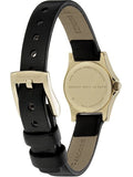 Marc Jacobs Henry Dinky Black Dial Black Leather Strap Watch for Women - MBM1240 Buy Now By Marc Jacobs
