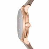 Marc Jacobs Baker Grey Dial Grey Leather Strap Watch for Women - MBM1266 Buy Now By Marc Jacobs