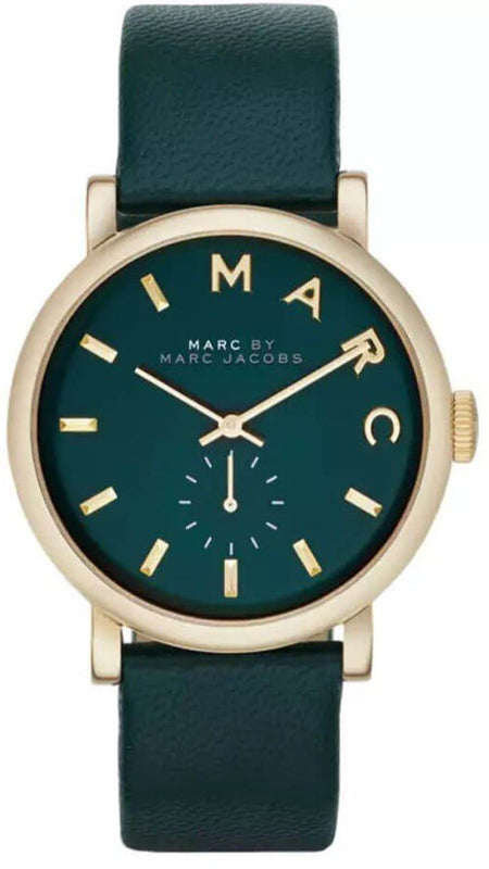 Marc Jacobs Baker Green Dial Green Leather Strap Watch for Women - MBM1268 Buy Now By Marc Jacobs