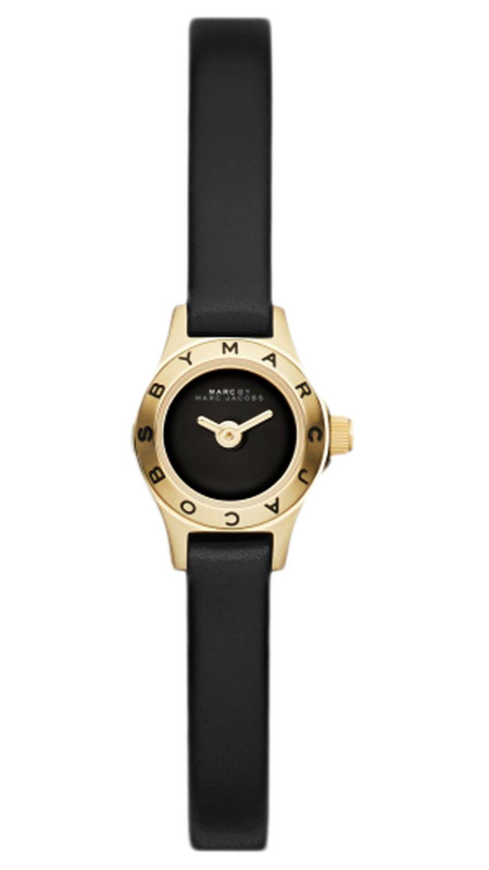 Marc Jacobs Blade Black Dial Black Leather Strap Watch for Women - MBM1345 Buy Now By Marc Jacobs