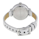 Marc Jacobs Sally White Dial White Leather Strap Watch for Women - MBM1350 Buy Now By Marc Jacobs