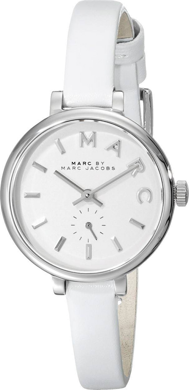 Marc Jacobs Sally White Dial White Leather Strap Watch for Women - MBM1350 Buy Now By Marc Jacobs