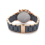 Marc Jacobs Rock Chronograph Grey Dial Grey Silicone Strap Watch for Women - MBM2550 Buy Now By Marc Jacobs