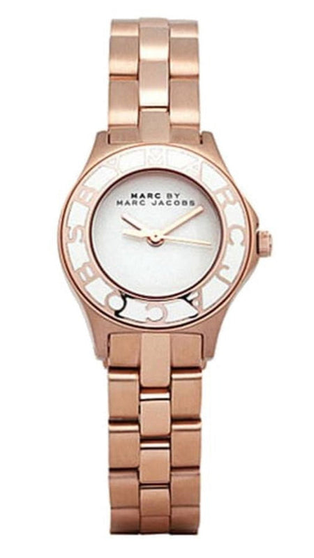 Marc Jacobs Blade White Dial Rose Gold Steel Strap Watch for Women - MBM3076 Buy Now By Marc Jacobs