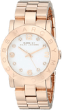 Marc Jacobs Amy White Dial Rose Gold Steel Strap Watch for Women - MBM3077 Buy Now By Marc Jacobs
