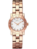 Marc Jacobs Mini Amy White Dial Rose Gold Steel Strap Watch for Women - MBM3078 Buy Now By Marc Jacobs