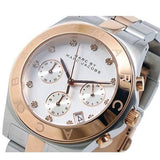 Marc Jacobs Blade Chronograph Silver Dial Two Tone Steel Strap Watch for Women - MBM3178 Buy Now By Marc Jacobs