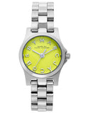 Marc Jacobs Henry Yellow Dial Silver Steel Strap Watch for Women - MBM3201 Buy Now By Marc Jacobs