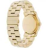 Marc Jacobs Amy Blue Dial Gold Steel Strap Watch for Women - MBM3220 Buy Now By Marc Jacobs