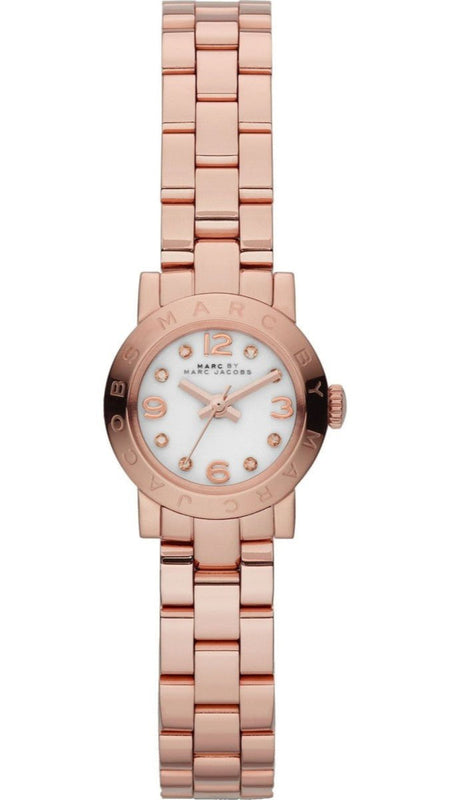 Marc Jacobs Amy White Dial Rose Gold Steel Strap Watch for Women - MBM3227 Buy Now By Marc Jacobs