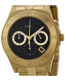 Marc Jacobs Blade Chronograph Black Dial Gold Steel Strap Watch for Women - MBM3309 Buy Now By Marc Jacobs