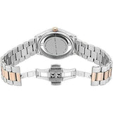 Marc Jacobs Tether Transparent White Dial Two Tone Steel Strap Watch for Women - MBM3418 Buy Now By Marc Jacobs