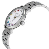 Marc Jacobs Marc White Dial Silver Steel Strap Watch for Women - MBM3420 Buy Now By Marc Jacobs