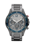 Marc Jacobs Rock Chronograph Silver Dial Silver Steel Strap Watch for Men - MBM5028 Buy Now By Marc Jacobs