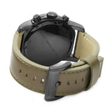 Marc Jacobs Larry Chronograph Black Dial Grey Leather Strap Watch for Men - MBM5034 Buy Now By Marc Jacobs