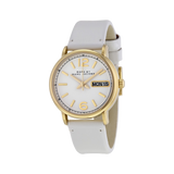 Marc Jacobs Fergus White Dial White Leather Strap Watch for Women - MBM8653 Buy Now By Marc Jacobs