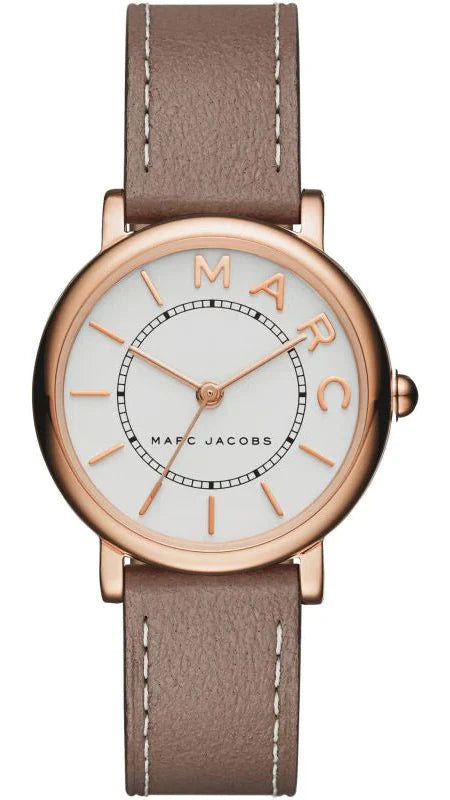 Marc Jacobs Roxy White Dial Light Brown Leather Strap Watch for Women - MJ1538 Buy Now By Marc Jacobs