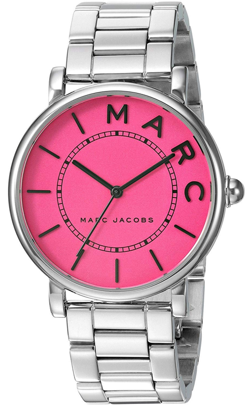 Marc Jacobs Roxy Pink Dial Silver Steel Strap Watch for Women - MJ3524 Buy Now By Marc Jacobs