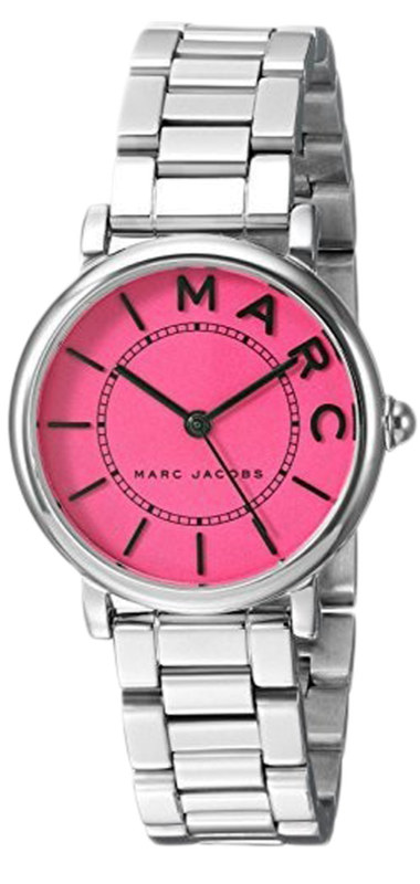 Marc Jacobs Roxy Pink Dial Silver Steel Strap Watch for Women - MJ3528 Buy Now By Marc Jacobs